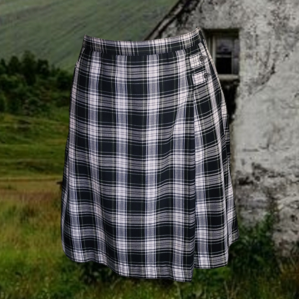 Plaid Kilt Inspired Skirt